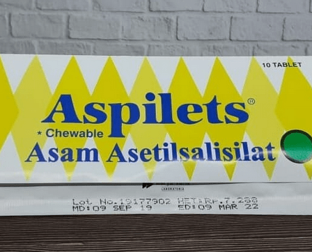 Aspilets: Obat Jantung dengan Kandungan Aspirin atau Asam Asetilsalisilat